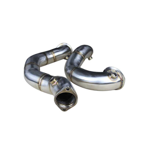 BMW 135i 335i E82 E87 E81 E90 E91 E92 N54 Acero inoxidable 304 + espesor cepillado 1,5 mm bajante de escape